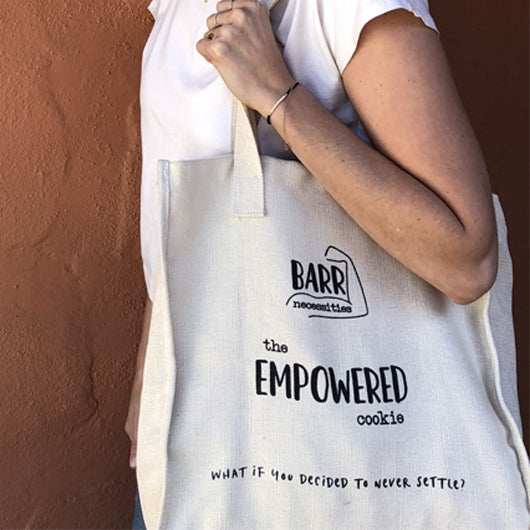 Ivory Linen Tote Bag