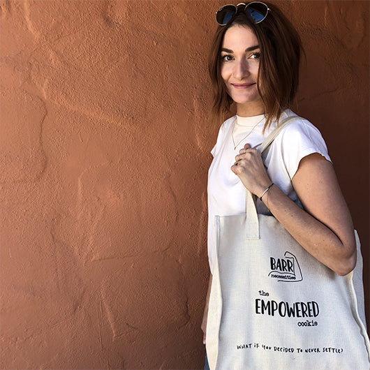 Ivory Linen Tote Bag